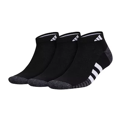 adidas Cushioned Mens 3 Pair Low Cut Socks
