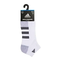 adidas Cushioned Mens 3 Pair Low Cut Socks