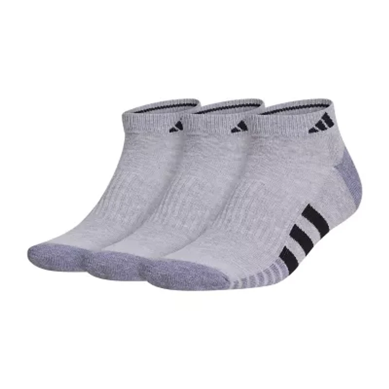 adidas Cushioned Mens 3 Pair Low Cut Socks