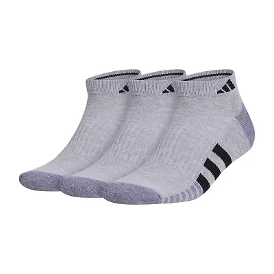 adidas Cushioned Mens 3 Pair Low Cut Socks