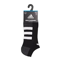 adidas Cushioned Mens 3 Pair No Show Socks