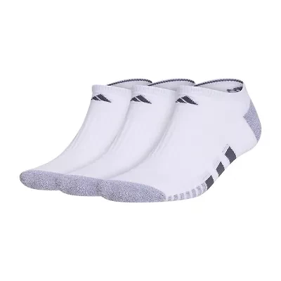 adidas Cushioned Mens 3 Pair No Show Socks