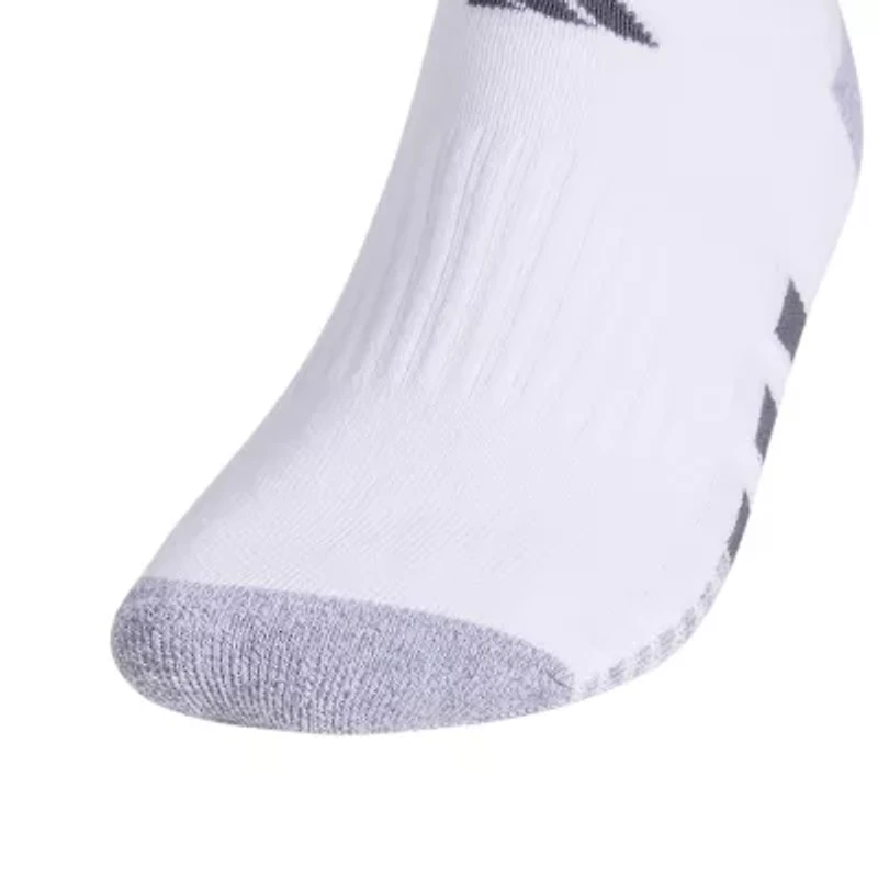 adidas Cushioned Mens 3 Pair No Show Socks