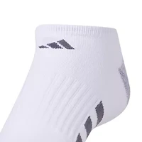 adidas Cushioned Mens 3 Pair No Show Socks