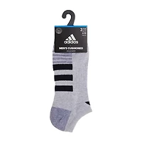 adidas Cushioned Mens 3 Pair No Show Socks