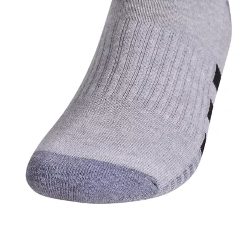 adidas Cushioned Mens 3 Pair No Show Socks