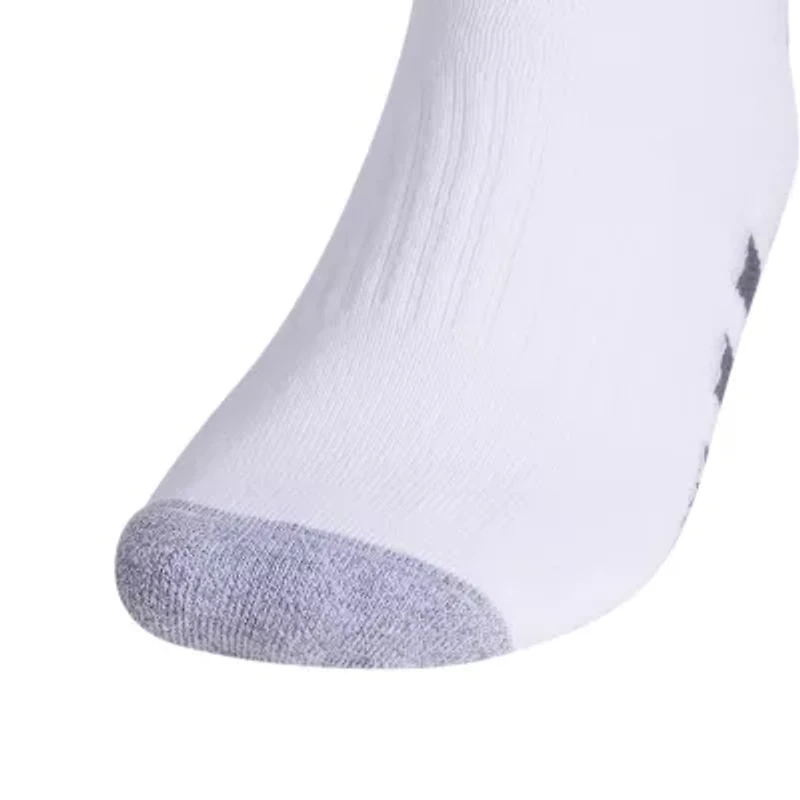 adidas Cushioned Mens 3 Pair Big and Tall Crew Socks