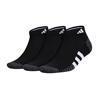 adidas Cushioned Mens 3 Pair Big and Tall Low Cut Socks