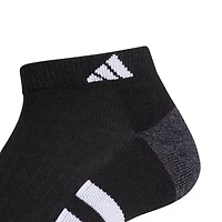 adidas Cushioned Mens 3 Pair Big and Tall Low Cut Socks