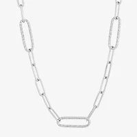 Limited Quantities! Womens Sterling Silver 18 Inch Paperclip Chain Necklace
