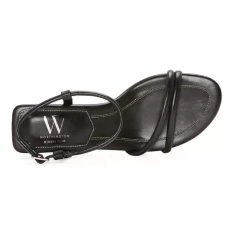 Worthington Womens Causey Strap Sandals