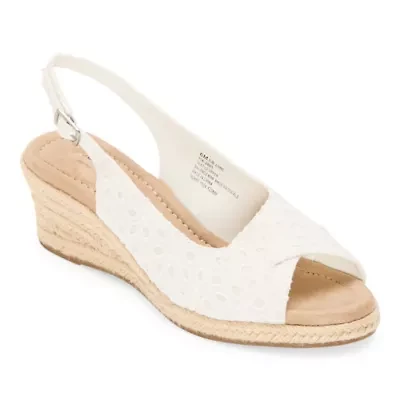 St. John's Bay Womens Lone Wedge Sandals