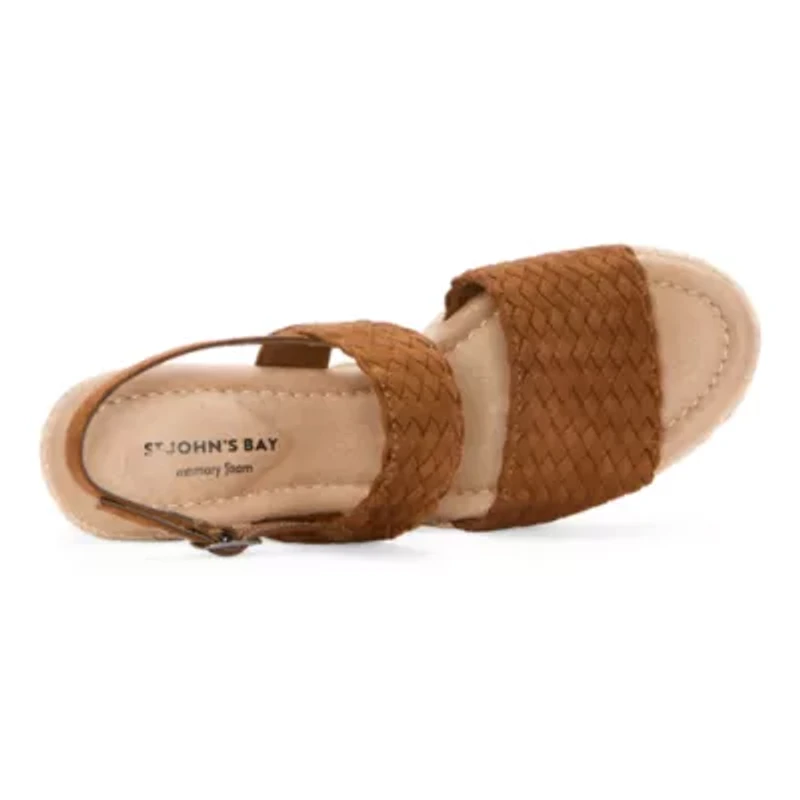 St. John's Bay Womens Lajolla Wedge Sandals
