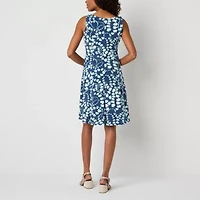 Perceptions Womens Floral Jacket Dress