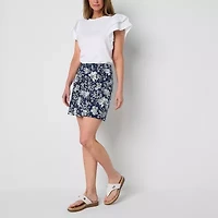 St. John's Bay Womens Mid Rise Tall Skort