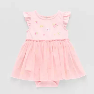 Okie Dokie Baby Girls Short Sleeve A-Line Dress