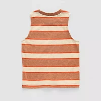 Okie Dokie Toddler & Little Boys Crew Neck Short Sleeve Tank Top