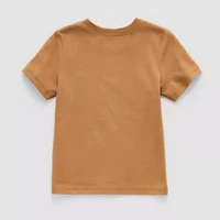 Okie Dokie Toddler & Little Boys Crew Neck Short Sleeve Regular Fit Graphic T-Shirt