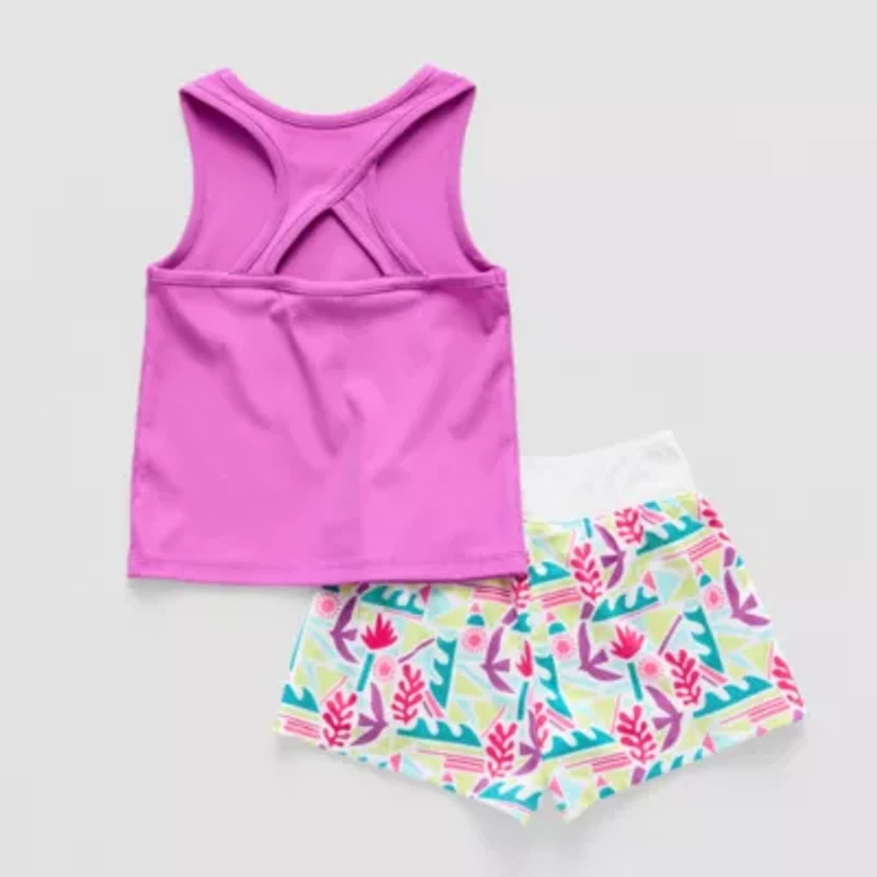 Okie Dokie Active Toddler & Little Girls 2-pc. Short Set