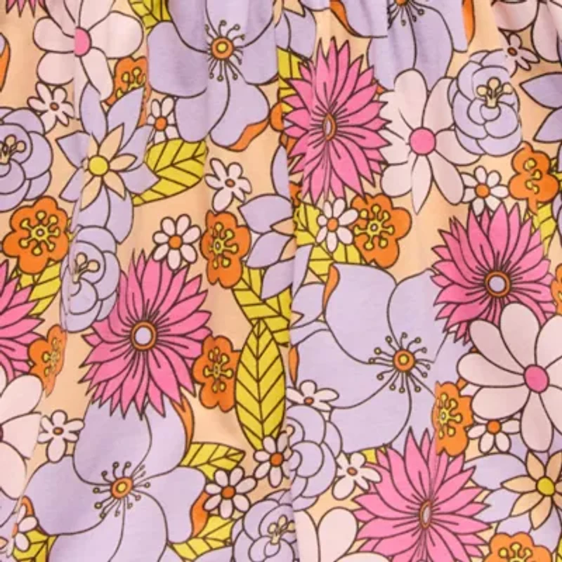 Thereabouts Little & Big Kid Girls Sleeveless Floral Romper