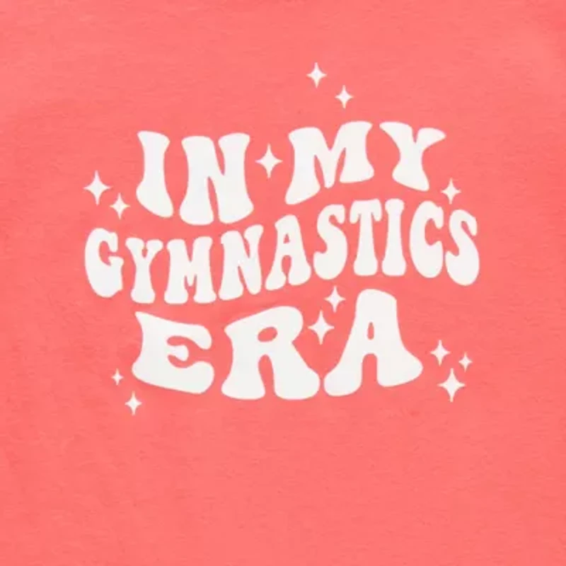 Xersion Little & Big Kid Girls Crew Neck Short Sleeve Regular Fit Graphic T-Shirt