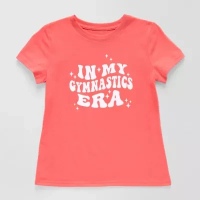 Xersion Little & Big Kid Girls Crew Neck Short Sleeve Regular Fit Graphic T-Shirt