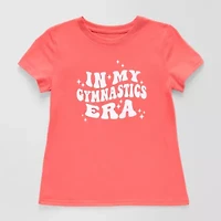 Xersion Little & Big Kid Girls Crew Neck Short Sleeve Regular Fit Graphic T-Shirt