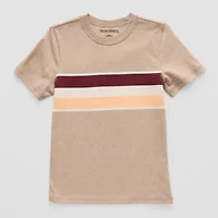 Thereabouts Little & Big Kid Boys Easy-on + Easy-off Sensory Friendly Crew Neck Short Sleeve Adaptive T-Shirt