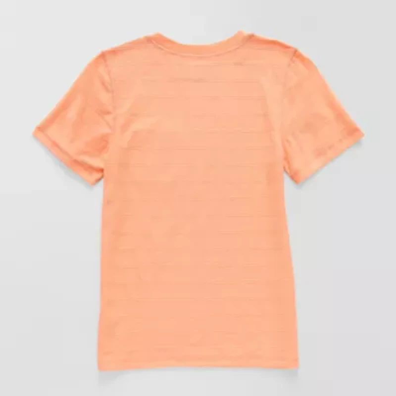 Thereabouts Little & Big Kid Boys Easy-on + Easy-off Sensory Friendly Crew Neck Short Sleeve Adaptive T-Shirt