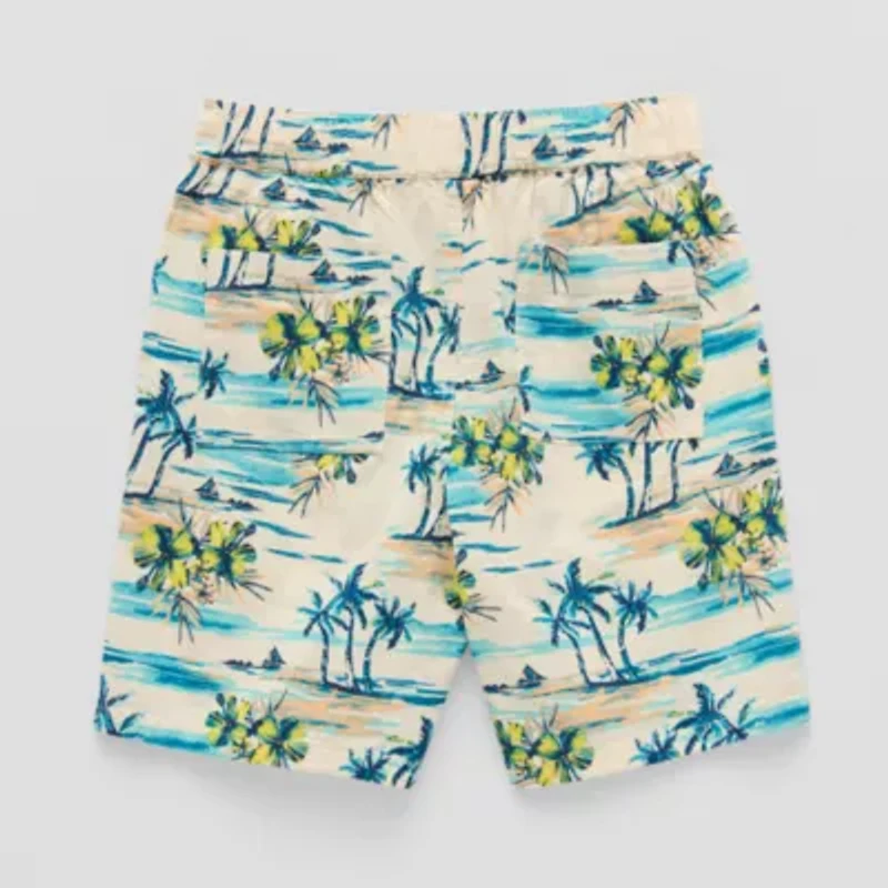 Thereabouts Pull-On Little & Big Kid Boys Adjustable Waist Jogger Short