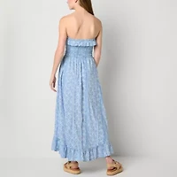 Arizona Womens Floral Maxi Dress Juniors