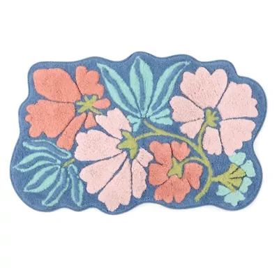 Home Expressions Dazed Floral 20"X32" Bath Rug