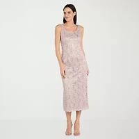 R & M Richards Womens Midi Jacket Dress