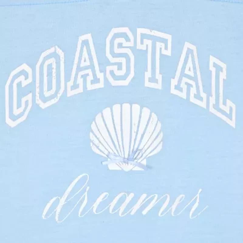 Sleep On It Little & Big Kid Girls V-Neck Short Sleeve Pajama Sets