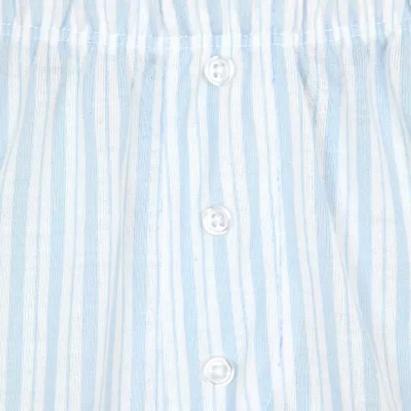 Sleep On It Little & Big Kid Girls V-Neck Short Sleeve Pajama Sets