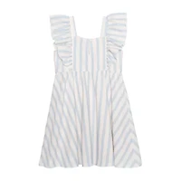 Little & Big Kid Girls Short Sleeve Hello Kitty A-Line Dress