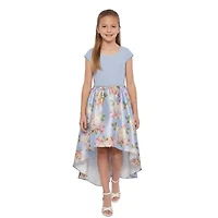 Bonnie Jean Big Kid Girls Short Sleeve Cap Fit + Flare Dress