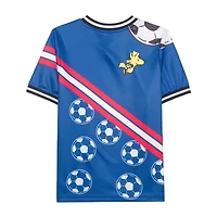 Little & Big Kid Boys V Neck Snoopy Short Sleeve Jersey