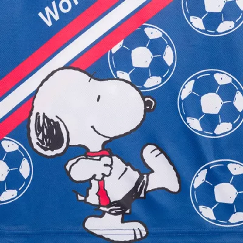 Little & Big Kid Boys V Neck Snoopy Short Sleeve Jersey