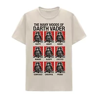 Little & Big Kid Boys Crew Neck Short Sleeve Regular Fit Star Wars Graphic T-Shirt