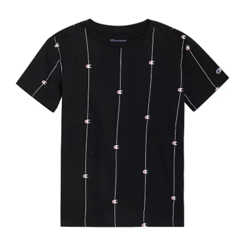 Champion Big Kid Boys Round Neck Short Sleeve Regular Fit Graphic T-Shirt