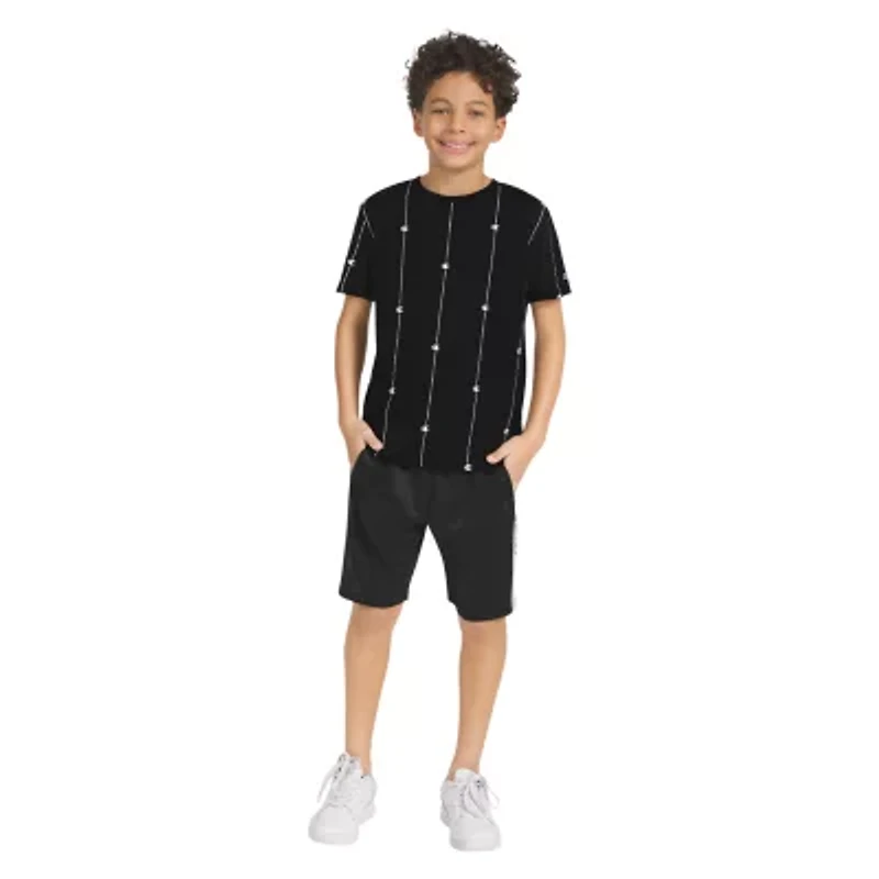 Champion Big Kid Boys Round Neck Short Sleeve Regular Fit Graphic T-Shirt