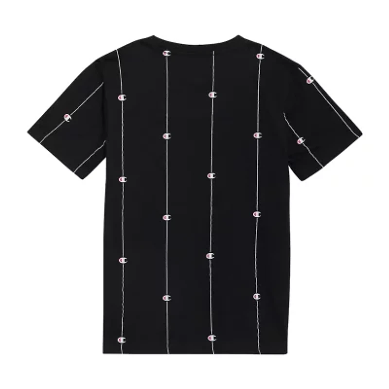 Champion Big Kid Boys Round Neck Short Sleeve Regular Fit Graphic T-Shirt