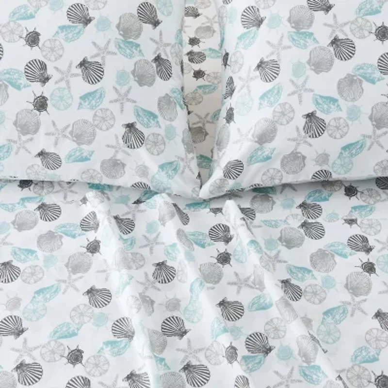 Linery Coastal Bed In A Bag 7-pc. Easy Care Quilt Set