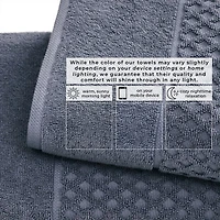Linery Solid Cotton Textured Bath Sheet