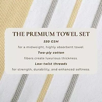 Luxury Cotton 4 Pc Decorative Hand Towel Set