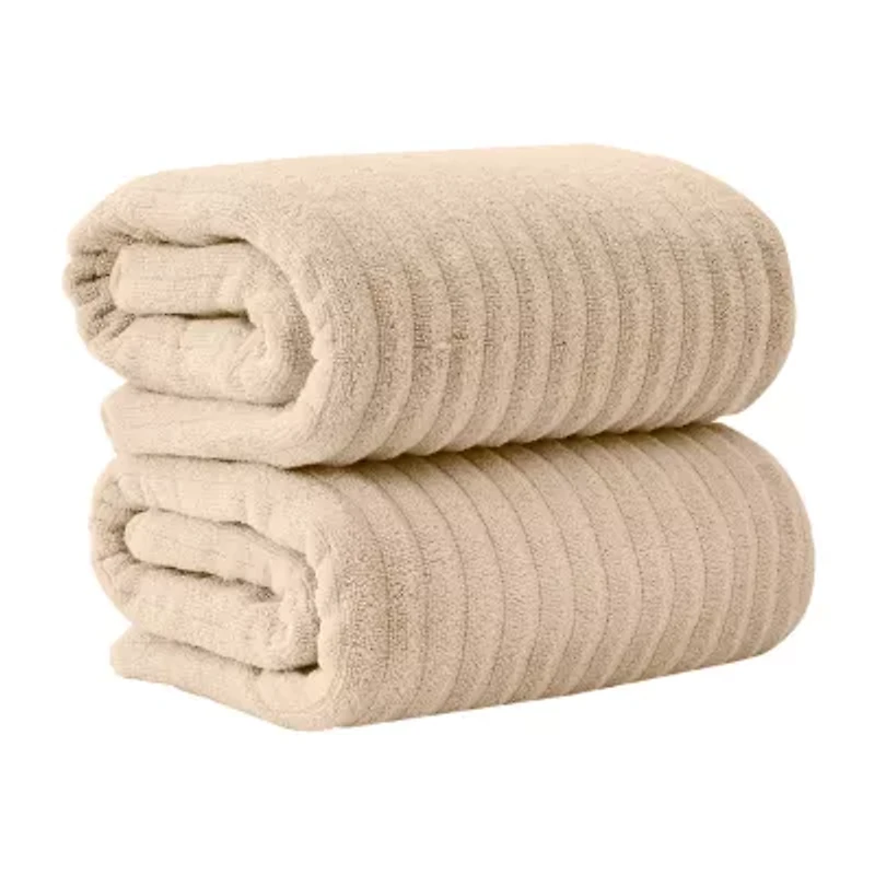Linery Cotton Textured Oversized 2-pc. Bath Sheet