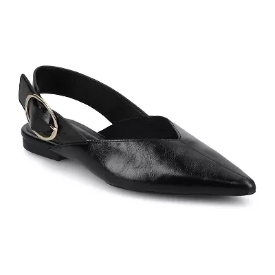 Journee Collection Jacqueline Womens Pointed Closed Toe Ballet Flats