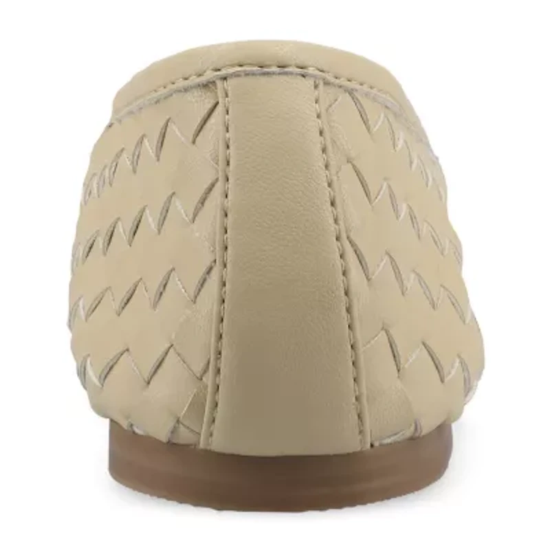 Journee Collection Savannah Womens Almond Closed Toe Ballet Flats