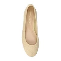 Journee Collection Savannah Womens Almond Closed Toe Ballet Flats
